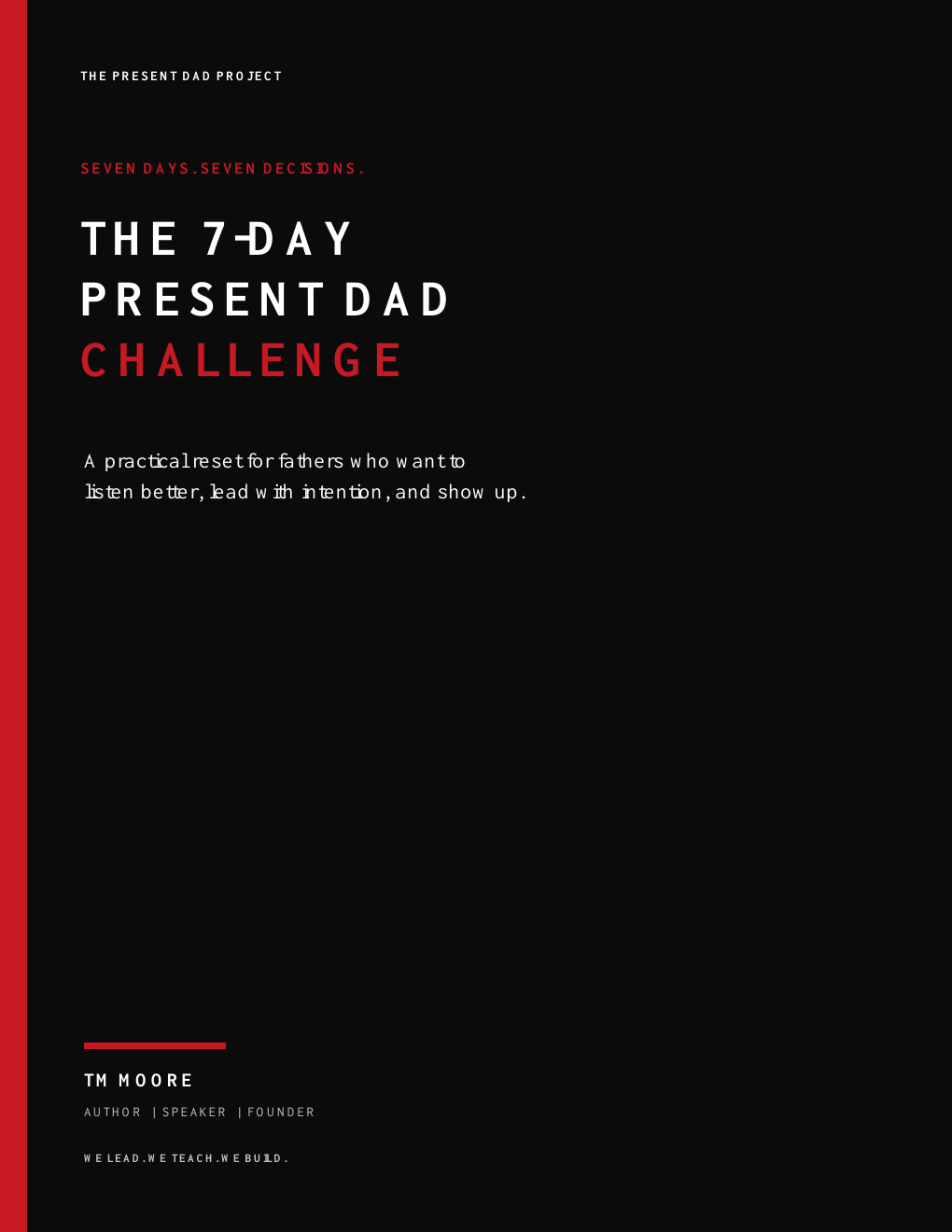 Cover of The 7-Day Present Dad Challenge by TM Moore